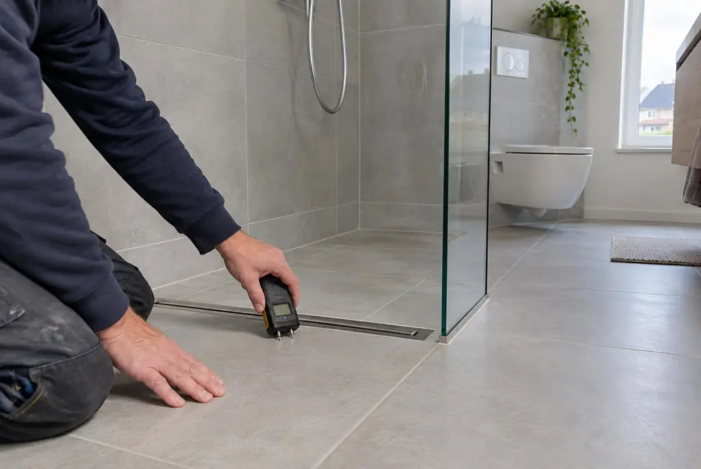 Lekdetectie Almere – badkamer in een nieuwbouwwoning
